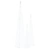 Acrylic Decorative LED Light Cone Set - Cold White 60/90/120cm