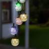 HI Solar LED Deco-Light Crackle Glass - 6 Bulbs