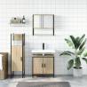 3 Piece Sonoma Oak Bathroom Furniture Set - Stylish & Space-Saving