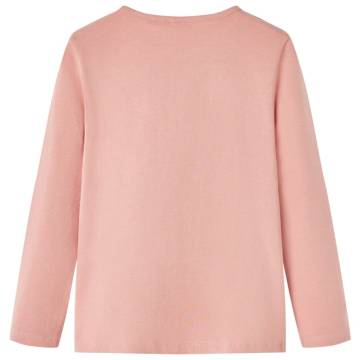 Kids' Light Pink Long Sleeve T-shirt - Size 116 | Hipo Market