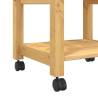 Kitchen Trolley MONZA - Solid Pine Wood Storage | HipoMarket UK