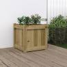 Garden Planter 40x40x40 cm Impregnated Wood Pine Colour natural impregnated Quantity in Package 1 