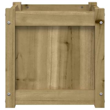 Garden Planter 40x40x40 cm | Impregnated Wood Pine - HipoMarket