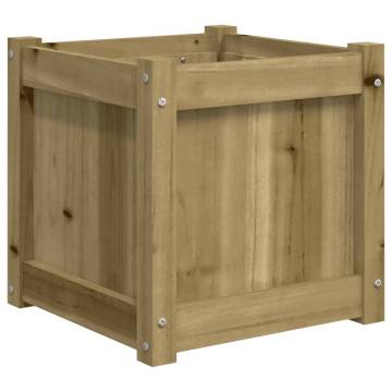 Garden Planter 40x40x40 cm | Impregnated Wood Pine - HipoMarket