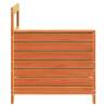 Garden Armrest Sofa Wax Brown - Solid Wood Pine 69x62x70.5 cm