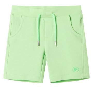 Kids' Shorts Fluo Green 140 - Affordable Kids' Clothing