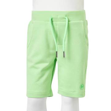 Kids' Shorts Fluo Green 140 - Affordable Kids' Clothing