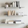 Wall Shelves 4 pcs Grey Sonoma 100x30x1.5 cm Engineered Wood Colour grey sonoma Size 100 x 30 x 1.5 cm Quantity in Package 4 