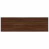 Stylish Brown Oak Wall Shelves - 4 pcs | HipoMarket UK