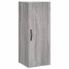 Stylish Highboard Grey Sonoma - 34.5x34x180 cm | HipoMarket