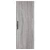 Stylish Highboard Grey Sonoma - 34.5x34x180 cm | HipoMarket