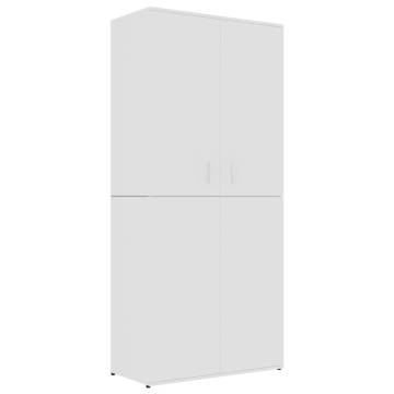 Shoe Cabinet White 80x39x178 cm - Elegant Storage Solution