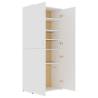 Shoe Cabinet White 80x39x178 cm - Elegant Storage Solution