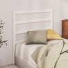 Stylish White Bed Headboard - Solid Pine 95x4x100 cm