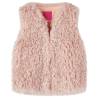 Kids' Vest Faux Fur Light Pink 116 Size 116 (5-6y) 