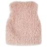 Kids' Vest Faux Fur in Light Pink - Size 116