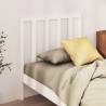 Bed Headboard White 95x4x100 cm Solid Wood Pine Colour white Size 95 x 100 cm Quantity in Package 1 