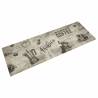 Kitchen Rug Washable Coffee Grey 60x180 cm Velvet Colour coffee grey Size 60 x 180 cm Quantity in Package 1 