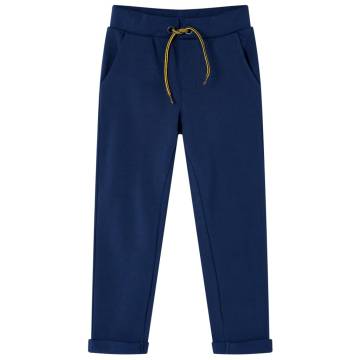 Kids' Navy Drawstring Pants Size 140 - Stylish & Durable