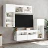 5 Piece TV Wall Units with LED - Stylish & Functional Storage