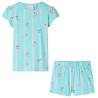 Kids' Pyjamas with Short Sleeves Ecru 128 Size 128 (7-8y) 