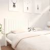 Bed Headboard White 205.5x4x100 cm Solid Wood Pine Colour white Size 205.5 x 100 cm Quantity in Package 1 