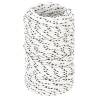 Braided Boat Rope White 2 mmx25 m Polyester Colour white Quantity in Package 1 Length 25 m Diameter 2 mm 