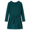 Kids' Dark Green Dress with Long Sleeves - Size 116 | HipoMarket