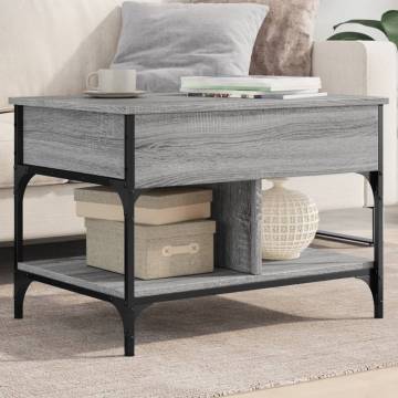 Elegant Grey Sonoma Coffee Table - 70x50 cm | Hipomarket