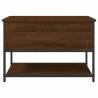 Storage Bench Brown Oak - Versatile Storage Solution | HipoMarket