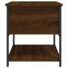 Storage Bench Brown Oak - Versatile Storage Solution | HipoMarket