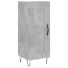 Stylish Highboard in Concrete Grey | Engineered Wood Storage