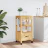 Kitchen Trolley MONZA | Solid Pine Wood | 48x40x90 cm