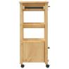 Kitchen Trolley MONZA | Solid Pine Wood | 48x40x90 cm