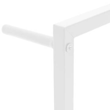 Towel Rack White 60x10x116 cm - Durable Steel Bathroom Storage