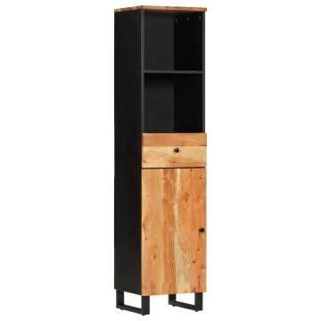 Bathroom Cabinet 38x33x160 cm - Solid Wood Acacia | HipoMarket