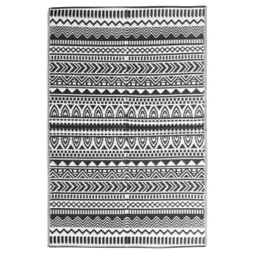 Trendy Outdoor Rug Black 160x230 cm PP - Hipo Market