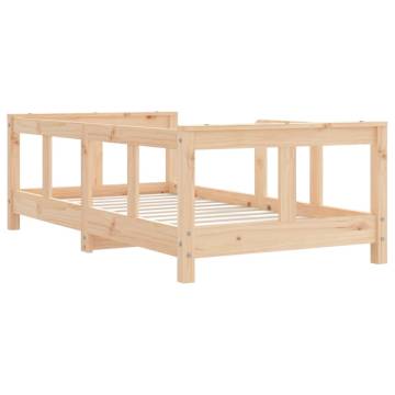 Kids Bed Frame 70x140 cm | Solid Pine Wood - Hipo Market