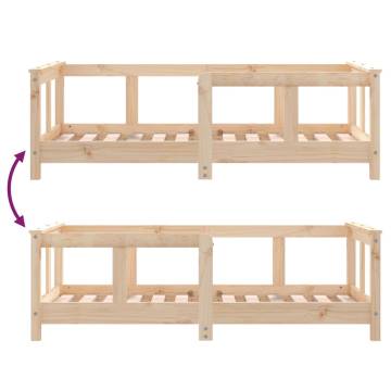 Kids Bed Frame 70x140 cm | Solid Pine Wood - Hipo Market