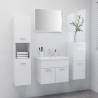 Stylish High Gloss White Bathroom Furniture Set | HipoMarket