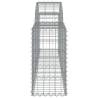 Arched Gabion Basket 200x30x60/80 cm - Galvanised Iron