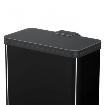 Hailo Oko Duo Pedal Bin 17L + 9L - Black Size L | Hipomarket