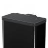 Hailo Oko Duo Pedal Bin 17L + 9L - Black Size L | Hipomarket