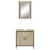 2 Piece Bathroom Furniture Set - Sonoma Oak | HipoMarket