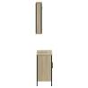 2 Piece Bathroom Furniture Set - Sonoma Oak | HipoMarket