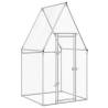 Chicken Cage Silver 100x100x190 cm | Galvanised Steel