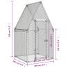 Chicken Cage Silver 100x100x190 cm | Galvanised Steel