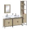 4 Piece Bathroom Furniture Set - Sonoma Oak | Hipomarket