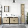 4 Piece Bathroom Furniture Set - Sonoma Oak | Hipomarket