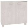 Sideboard HAMAR White - Solid Pine Wood 85x35x80 cm